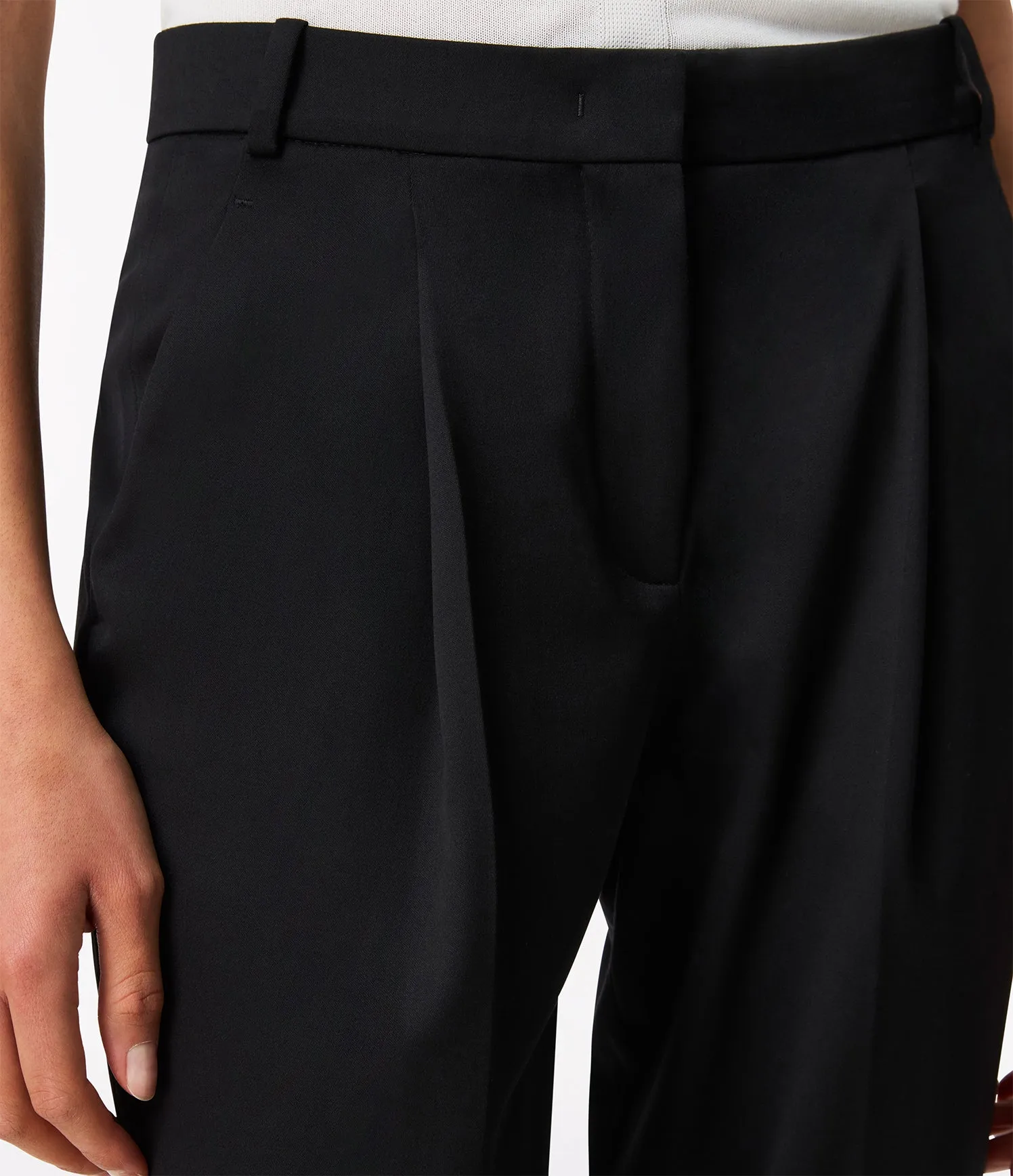 Peg Trouser | Black sold by Another Tomorrow product image thumbnail 5
