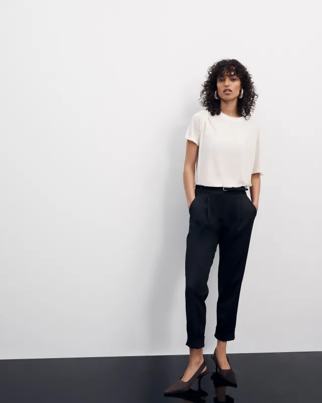 Peg Trouser | Black sold by Another Tomorrow