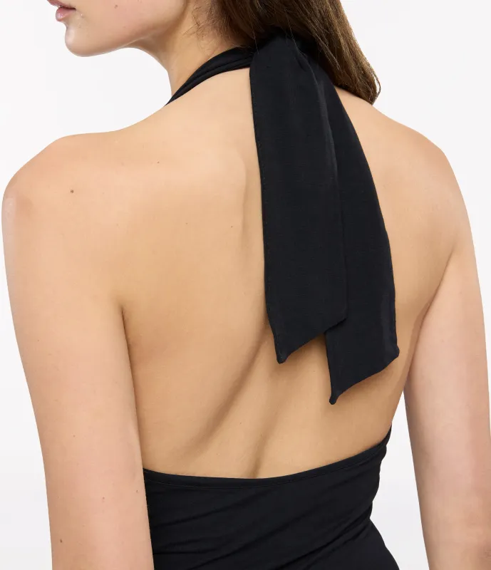 Halter Bodysuit | Black made by Another Tomorrow