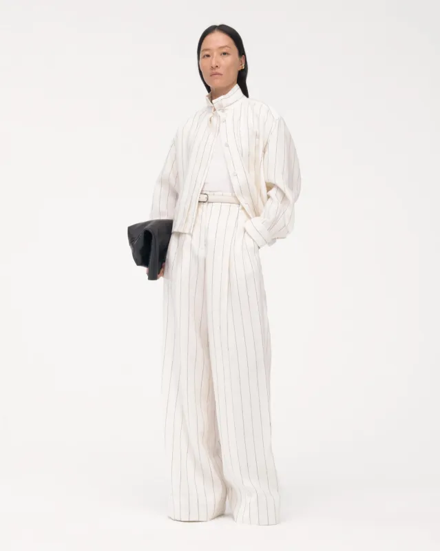 Pleated Trouser - Resale | White made by Another Tomorrow