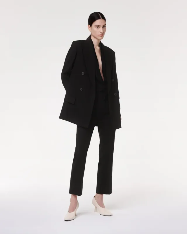 Crop Flare Trouser - Resale | Black made by Another Tomorrow