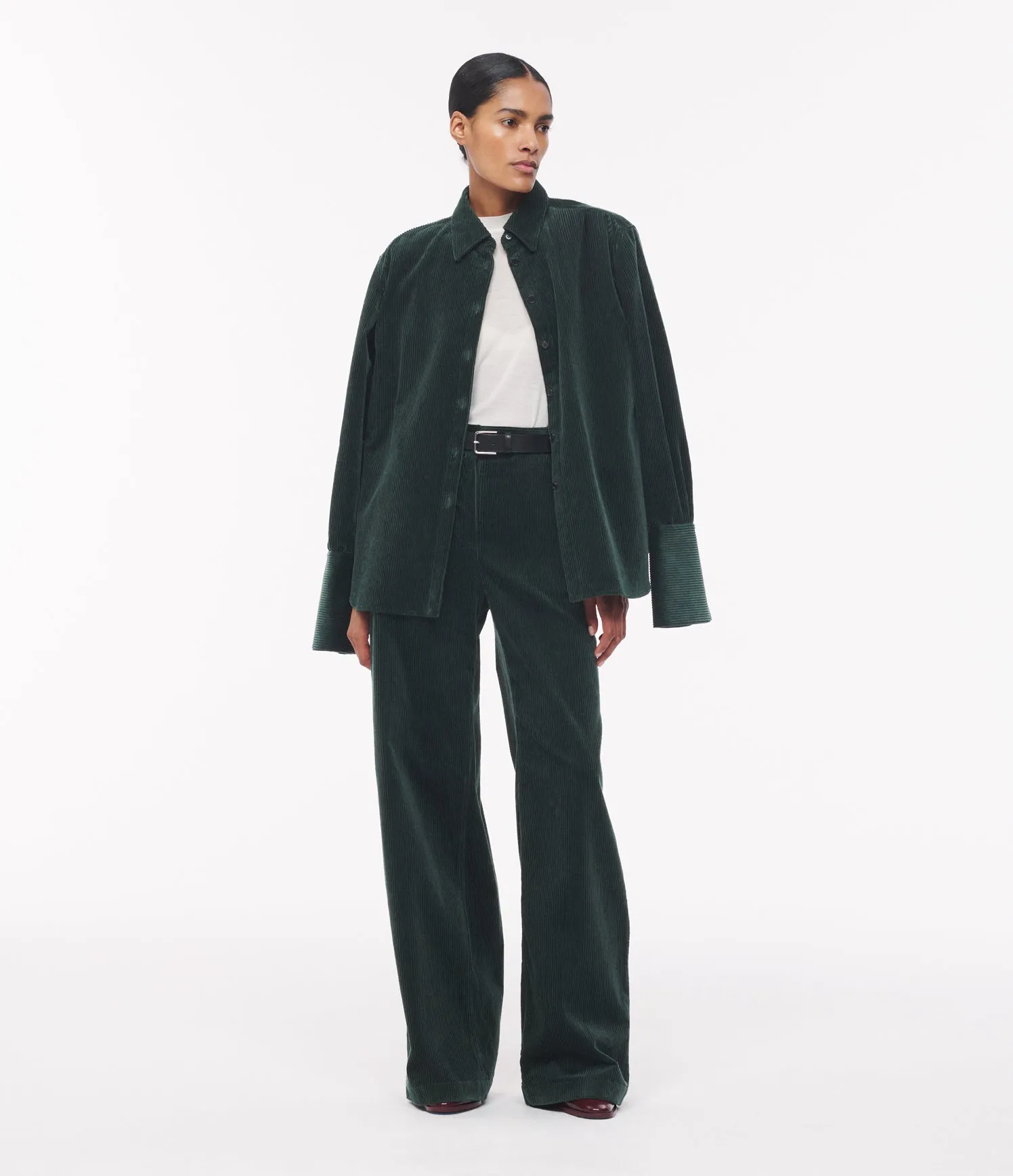 Patch Pocket Corduroy Pant | Pine sold by Another Tomorrow