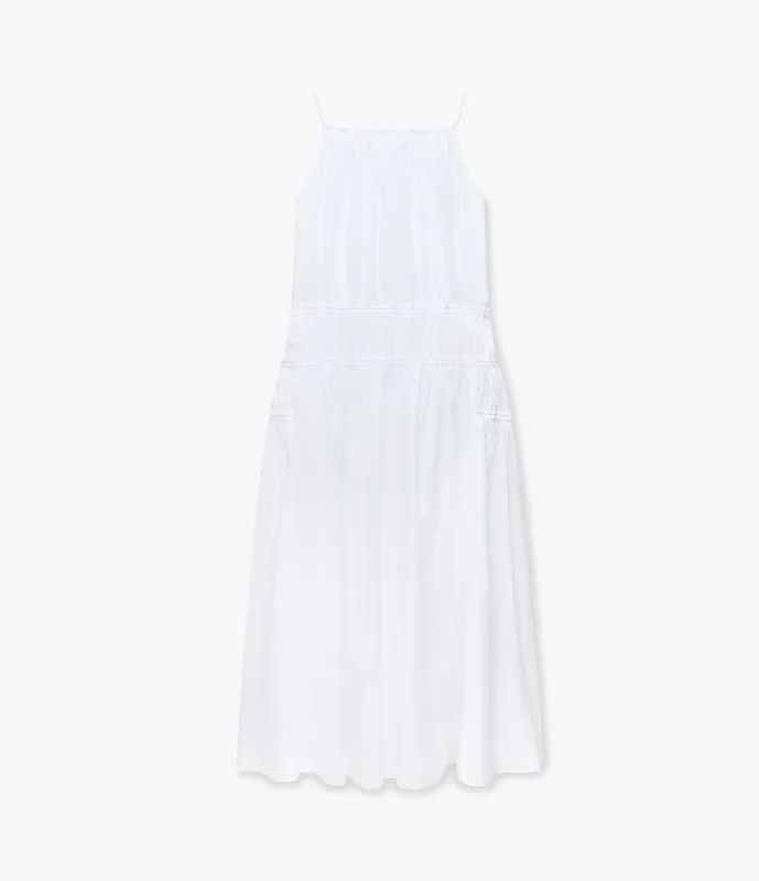 Gathered Scoop Back Dress | Off White made by Another Tomorrow