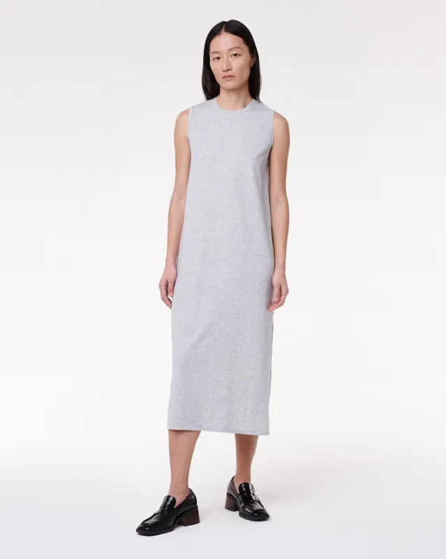 Sleeveless Tee Dress | Heather Grey made by Another Tomorrow
