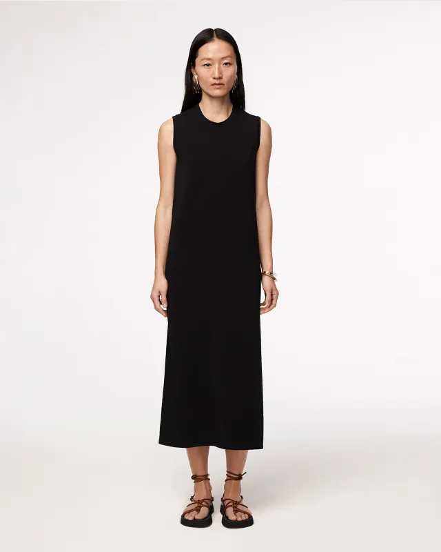 Sleeveless Tee Dress | Black made by Another Tomorrow