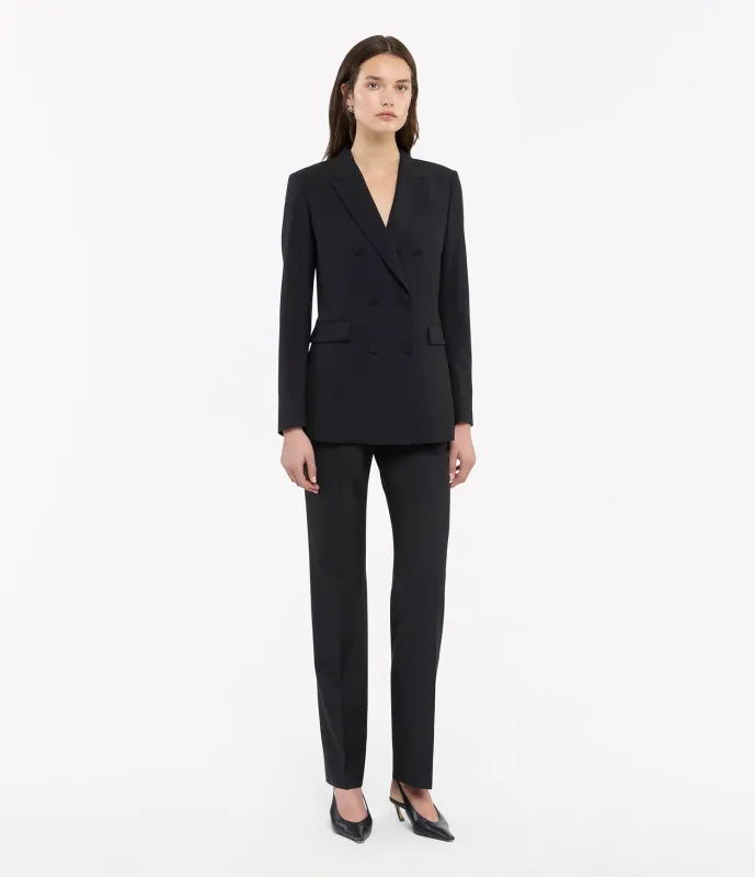 Double-Breasted Jacket | Black made by Another Tomorrow