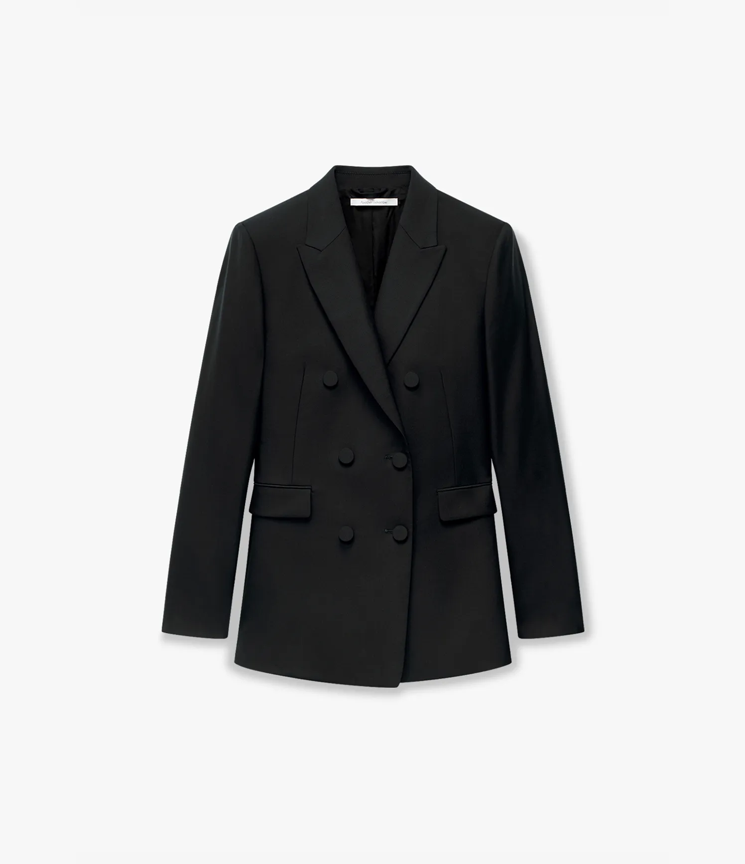 Double-Breasted Jacket | Black sold by Another Tomorrow product image thumbnail 5