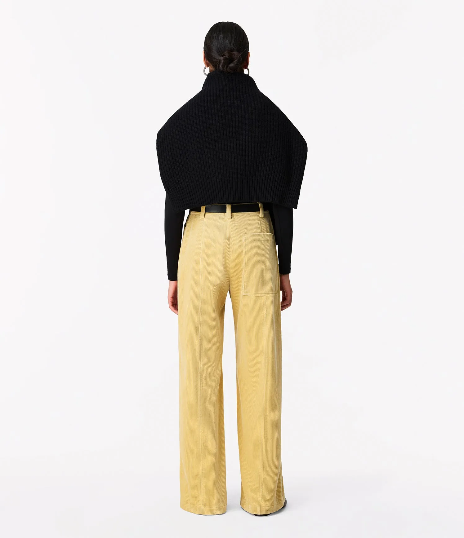 Patch Pocket Corduroy Pant | Blonde sold by Another Tomorrow product image thumbnail 3