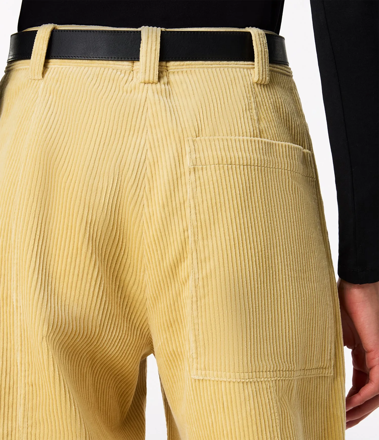 Patch Pocket Corduroy Pant | Blonde sold by Another Tomorrow product image thumbnail 4