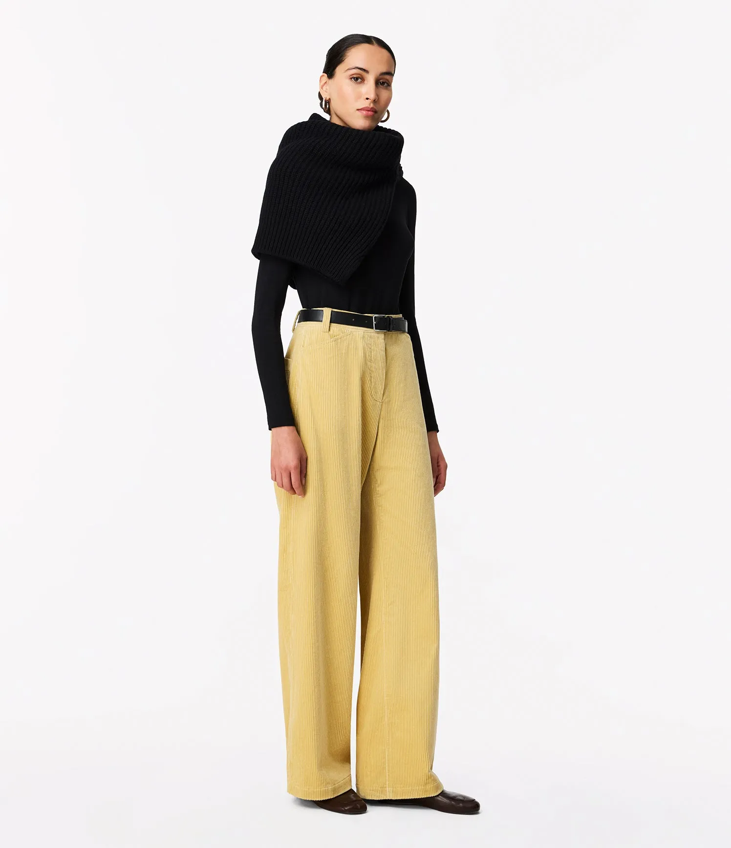Patch Pocket Corduroy Pant | Blonde sold by Another Tomorrow product image thumbnail 2