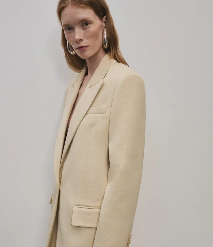 Oversized Tailored Jacket | Sand made by Another Tomorrow