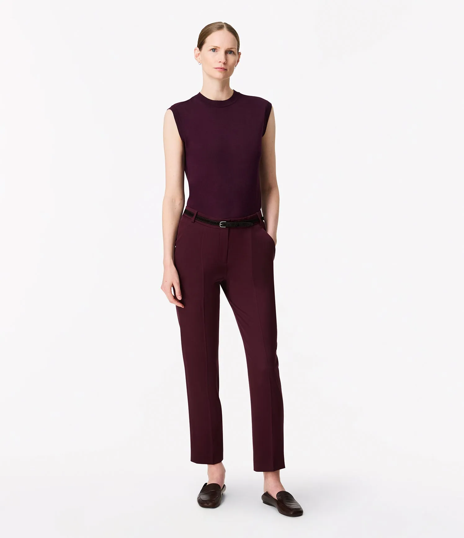 Peg Trouser | Plum sold by Another Tomorrow