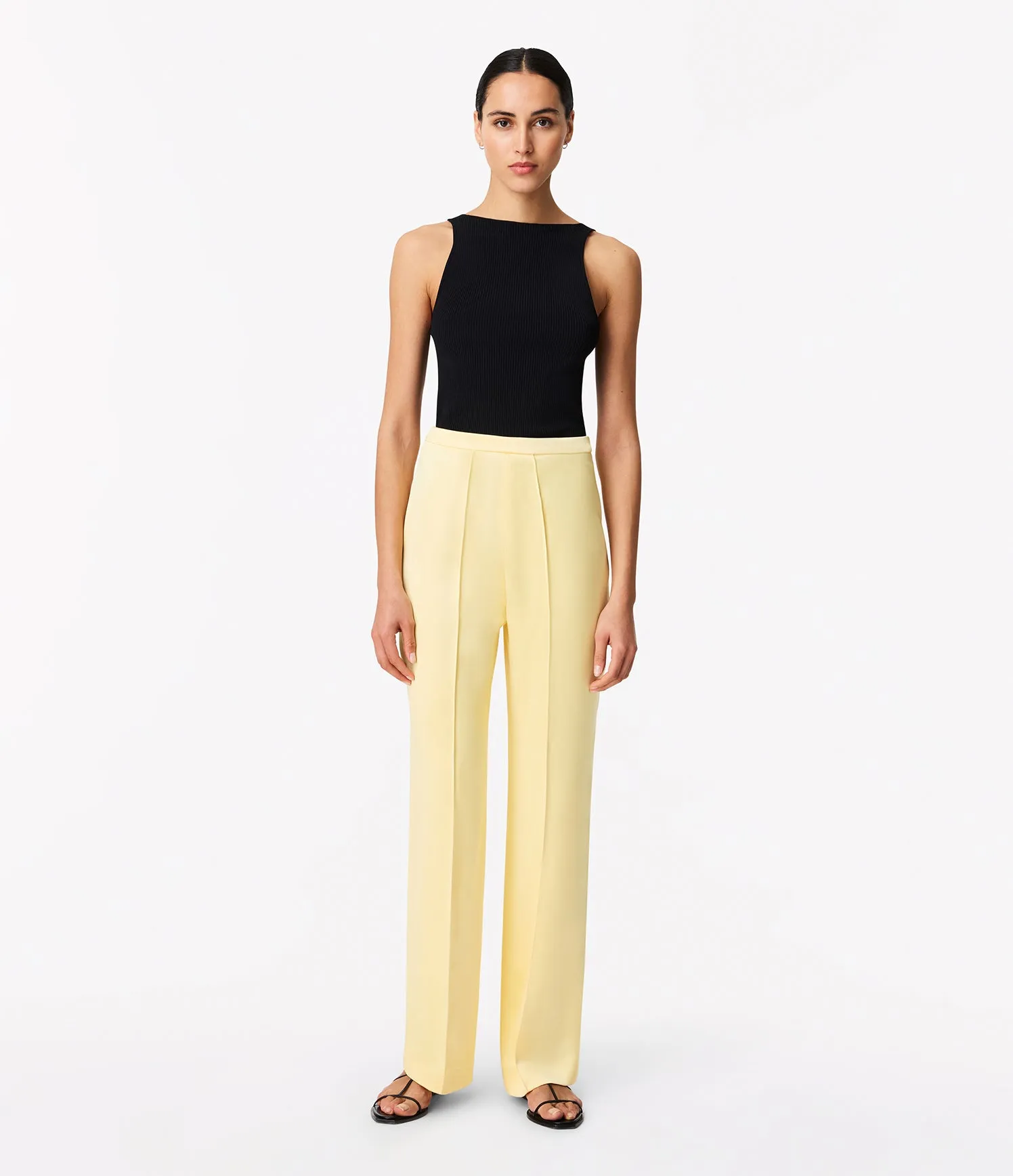 Pintuck Trouser | Daffodil sold by Another Tomorrow