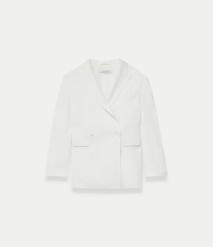 Fluid Double Breasted Jacket - Resale | Off White made by Another Tomorrow