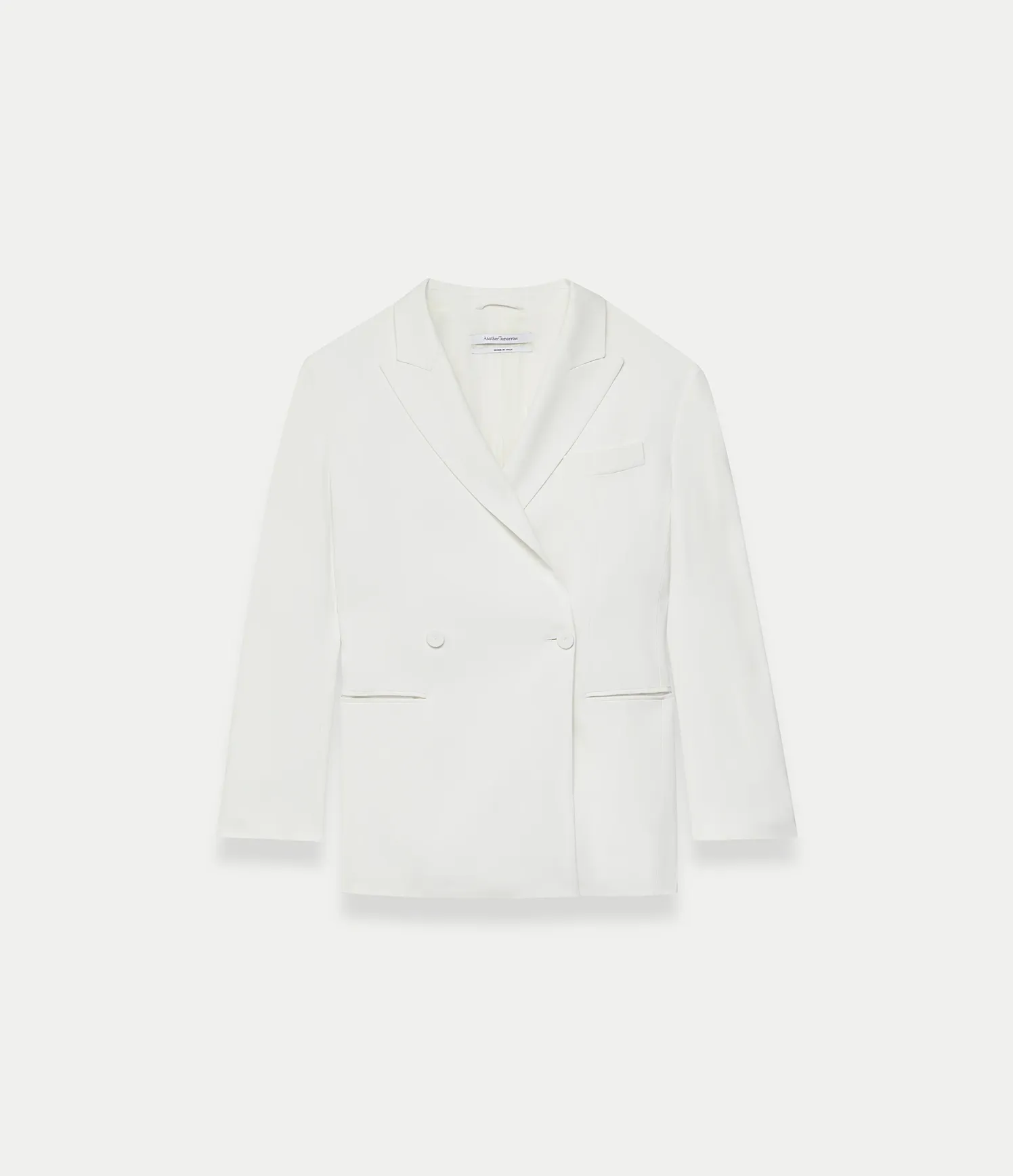 Fluid Double Breasted Jacket - Resale | Off White sold by Another Tomorrow
