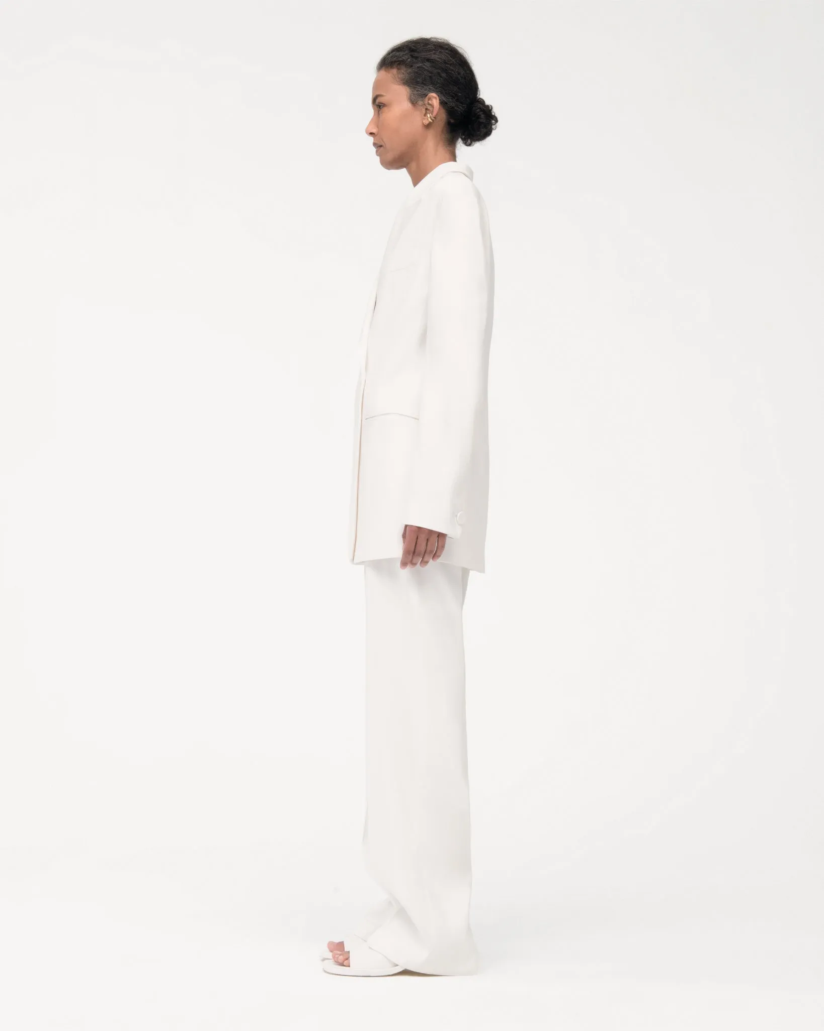 Fluid Double Breasted Jacket - Resale | Off White sold by Another Tomorrow product image thumbnail 5