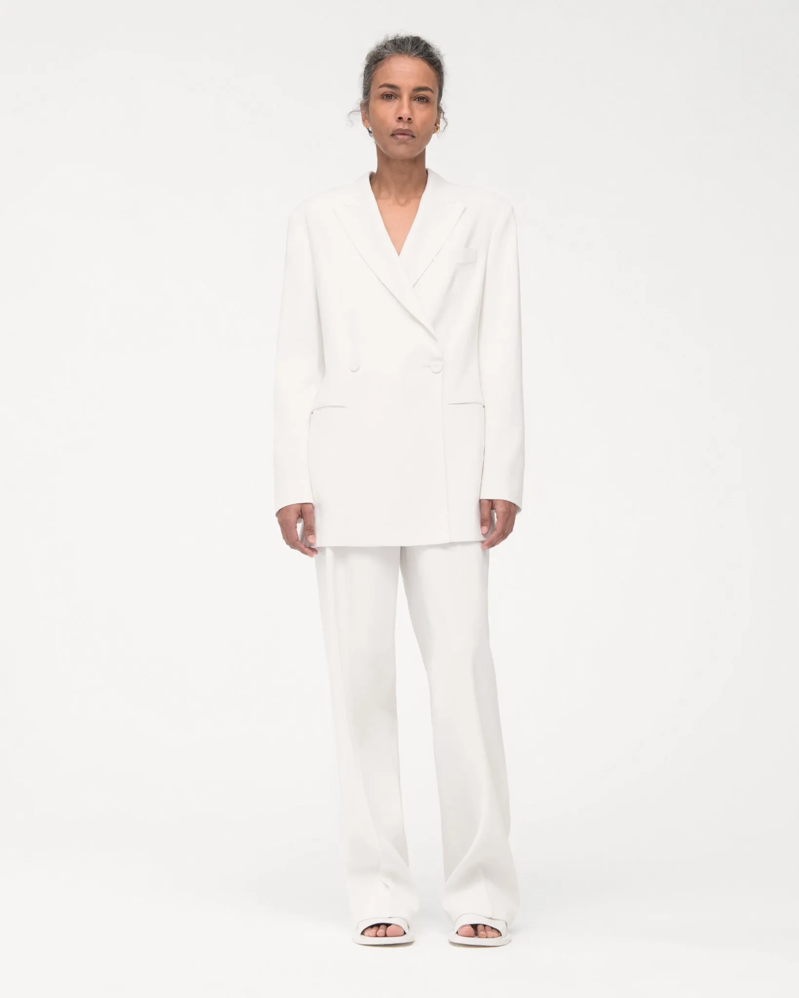 Fluid Double Breasted Jacket - Resale | Off White sold by Another Tomorrow product image thumbnail 2