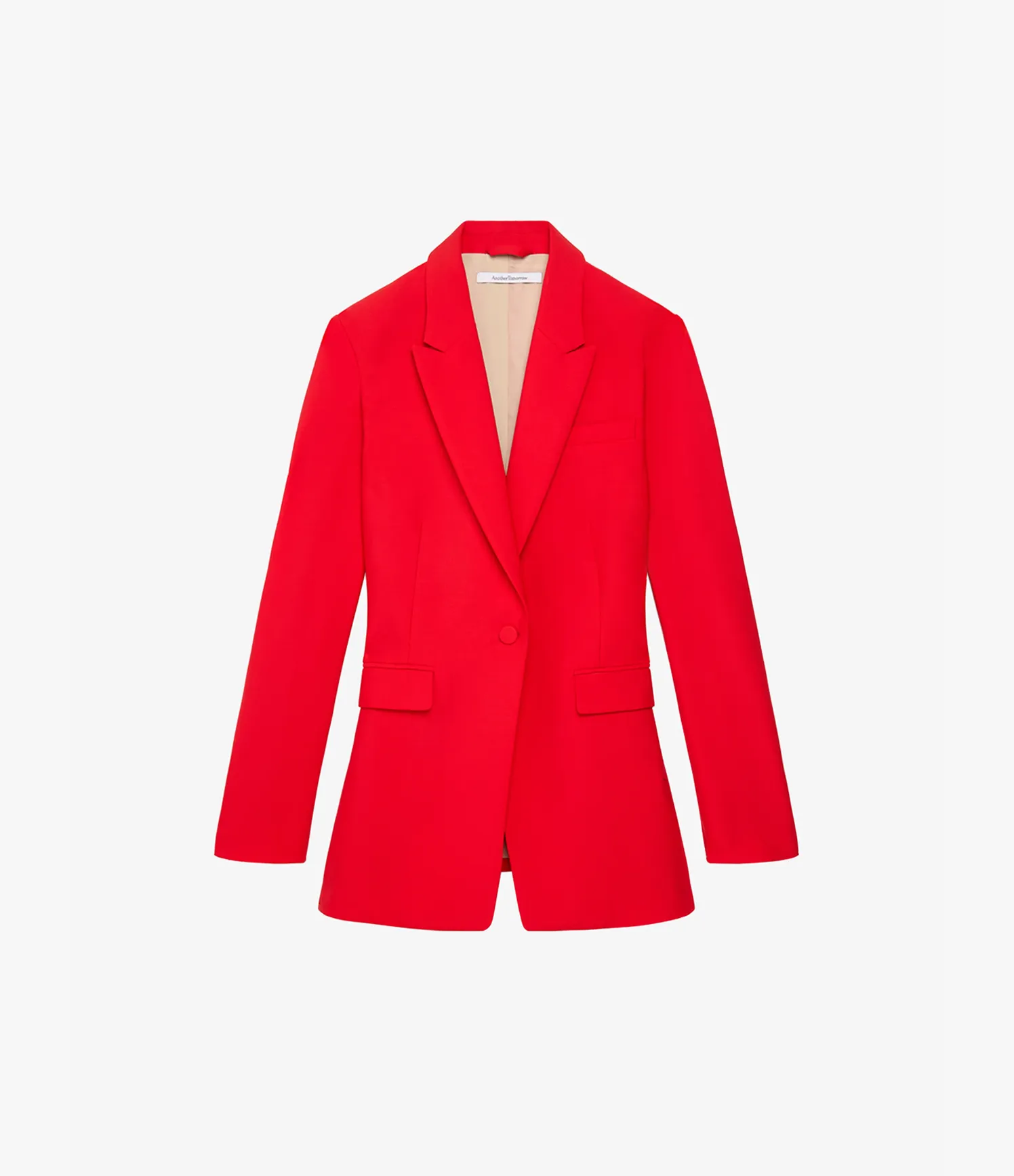 Single Button Jacket - Resale | Fire Red sold by Another Tomorrow product image thumbnail 5