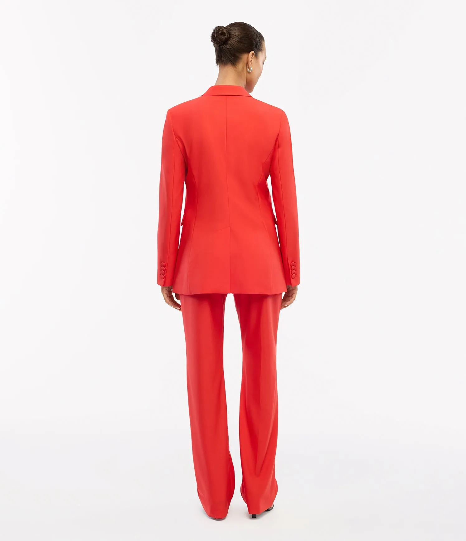 Single Button Jacket - Resale | Fire Red sold by Another Tomorrow product image thumbnail 3