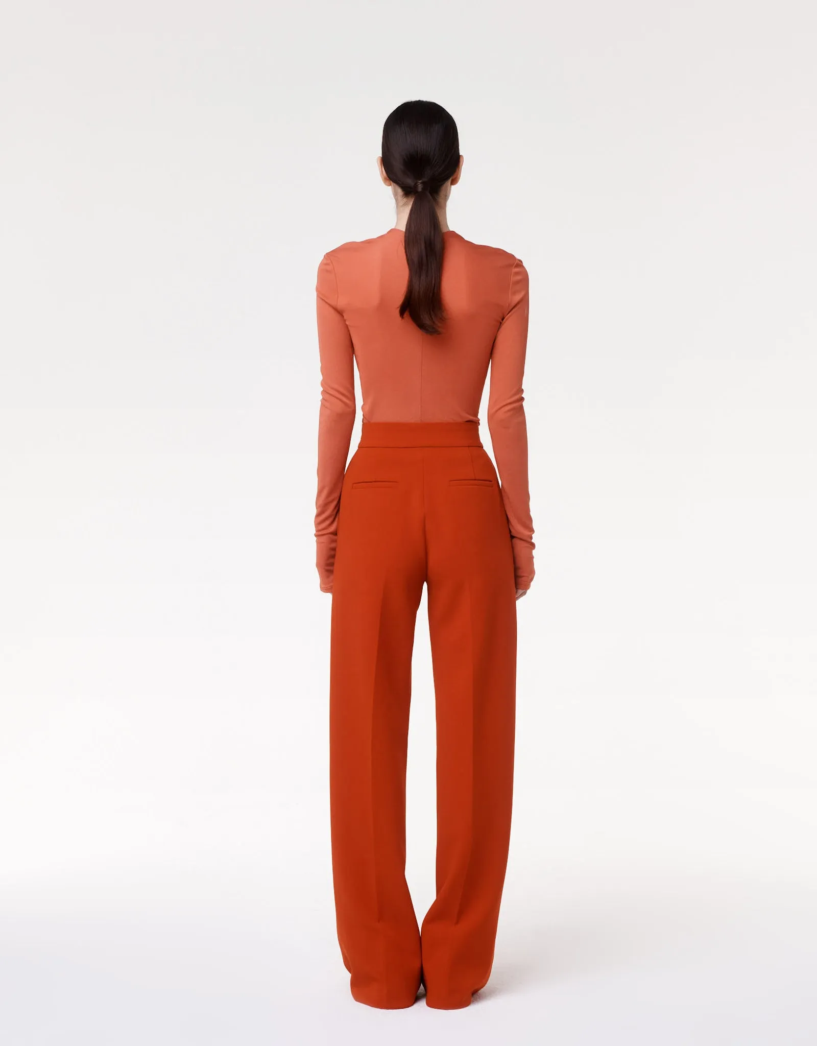Doppio Wide Leg Pant - Resale | Sedona Red sold by Another Tomorrow product image thumbnail 4