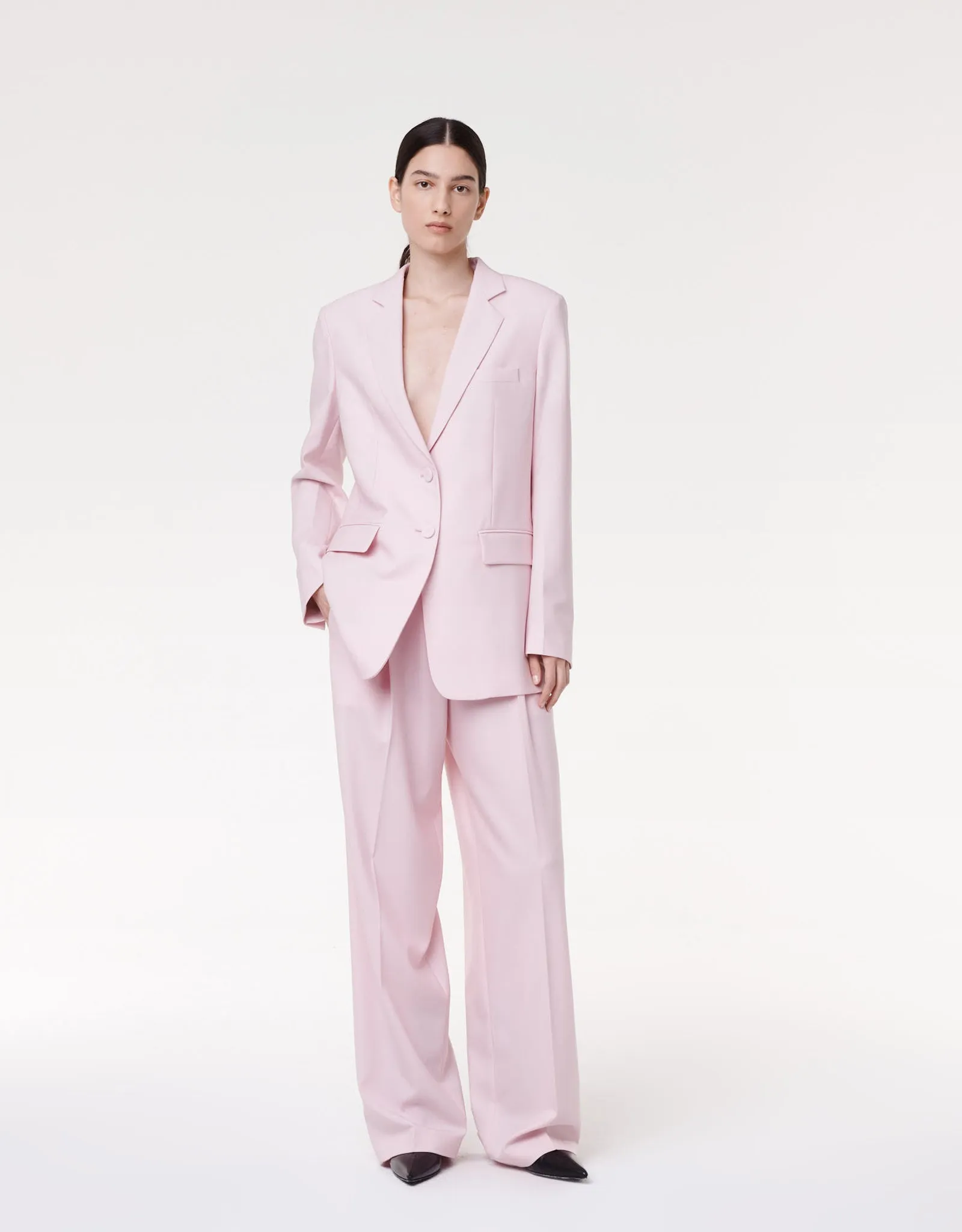 Oversized Blazer | Pink sold by Another Tomorrow