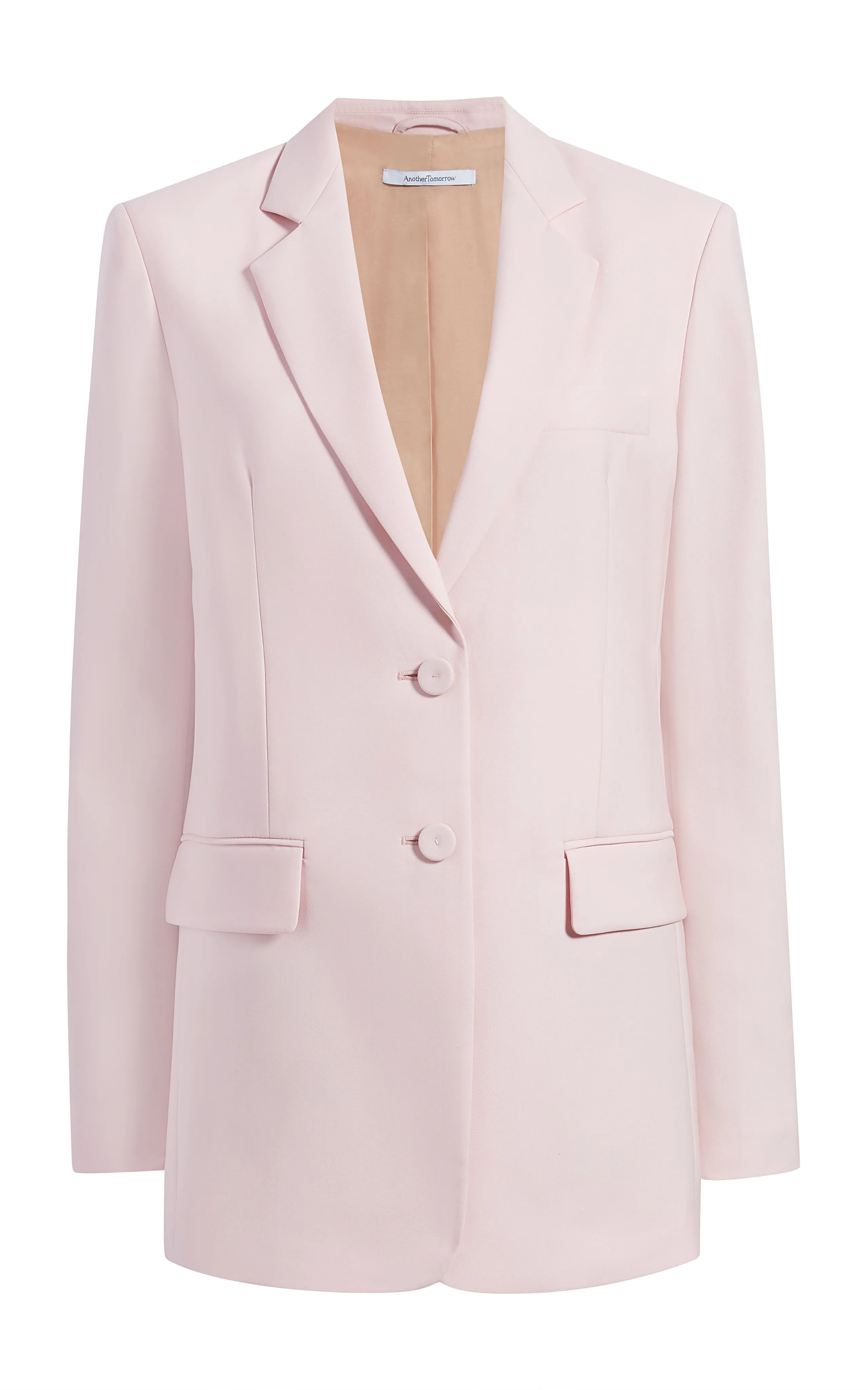 Oversized Blazer | Pink sold by Another Tomorrow product image thumbnail 5