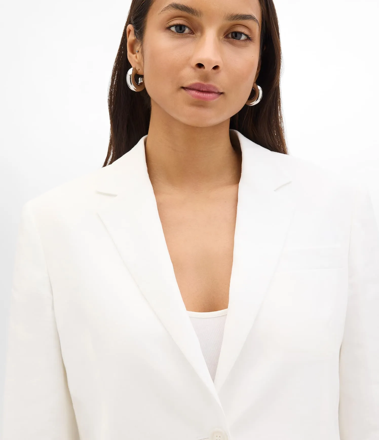 Relaxed Blazer | Off White sold by Another Tomorrow product image thumbnail 5