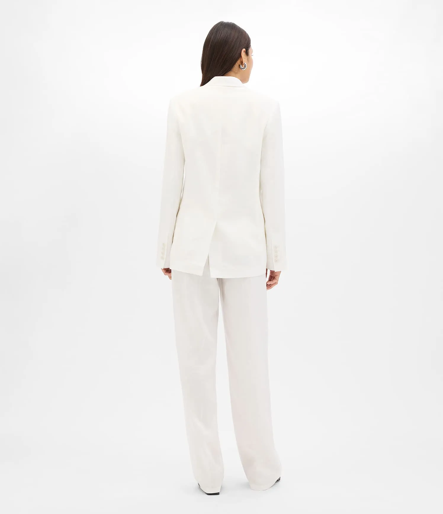 Relaxed Blazer | Off White sold by Another Tomorrow product image thumbnail 3