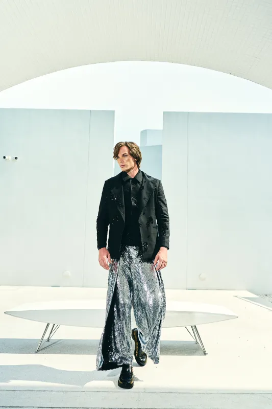 Luna Luxe Draped Pants made by La Fuori