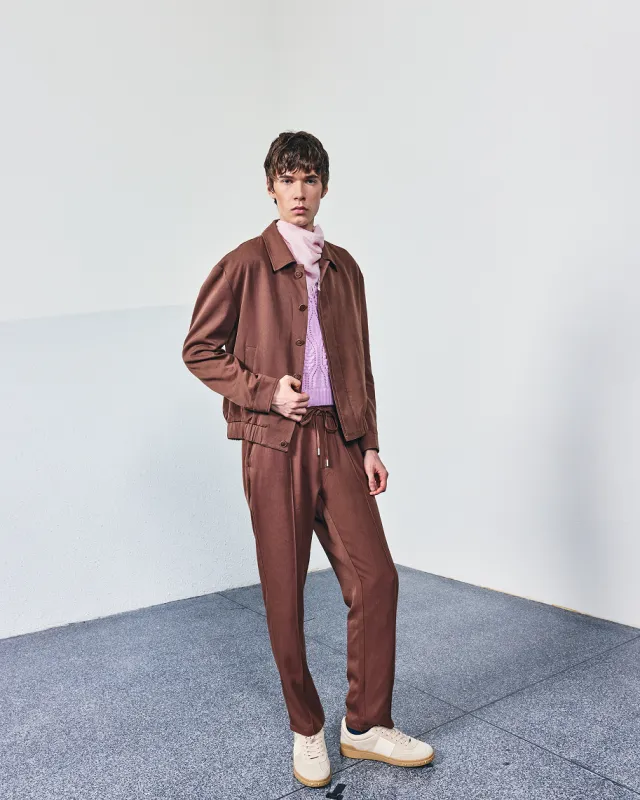 Espresso Clay Jacket made by La Fuori