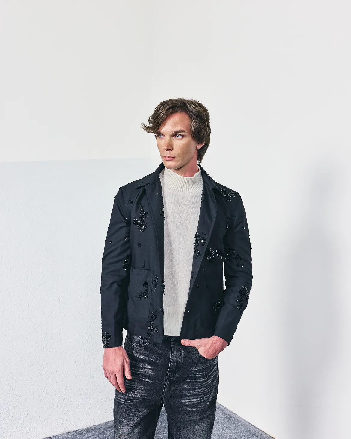 Midnight Noir Jacket sold by La Fuori