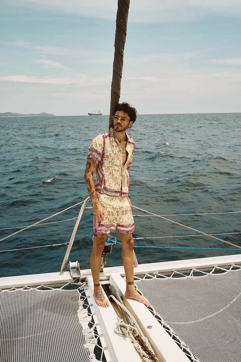 Wine Riviera Shirt sold by La Fuori product image thumbnail 2