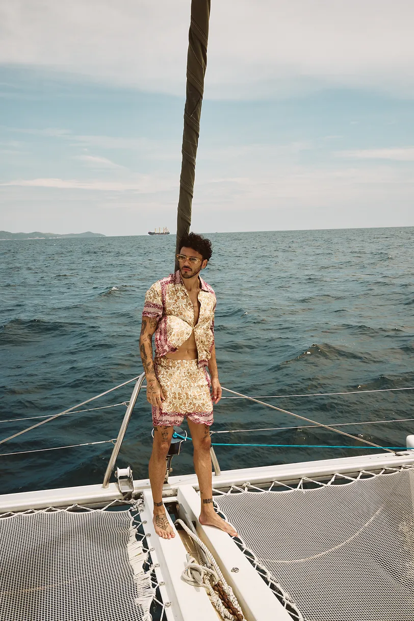 Wine Riviera Shirt sold by La Fuori product image thumbnail 3