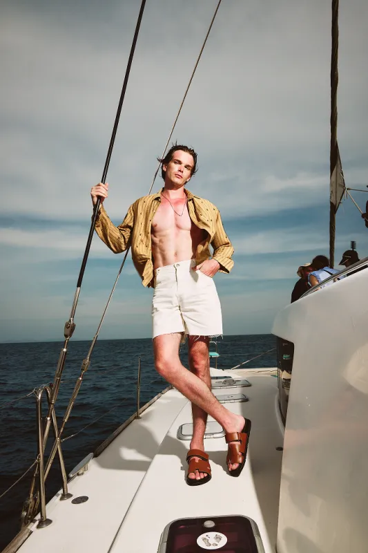 Dockside Dusk Shirt made by La Fuori