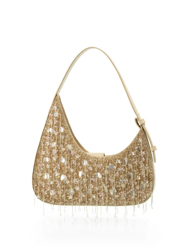 Celestine Champagne Drops Hobo (Copy) made by La Fuori