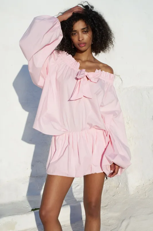 ADELINE TIE BLOUSE made by Caroline Constas