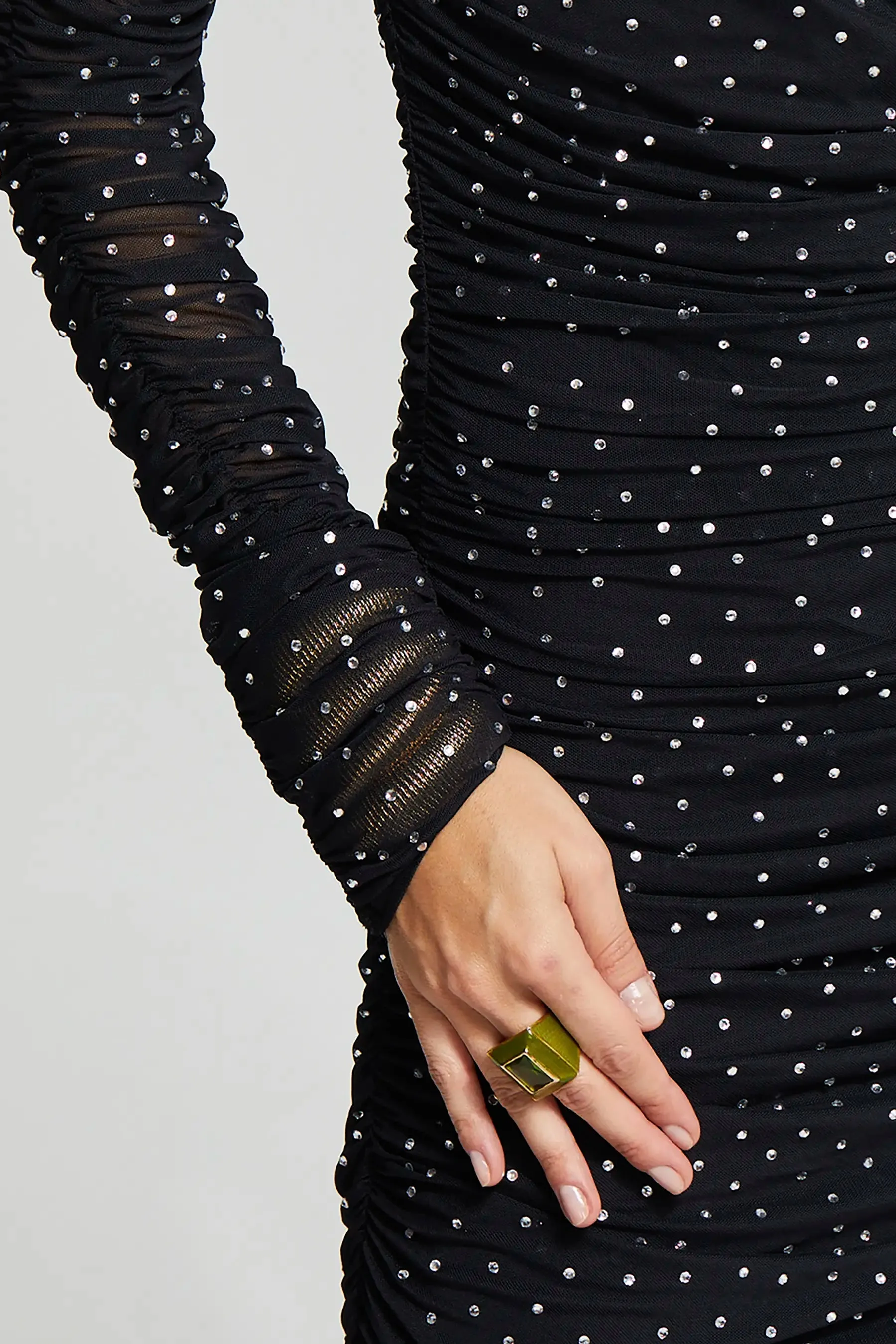 ARIA MIDI DRESS sold by Caroline Constas product image thumbnail 4