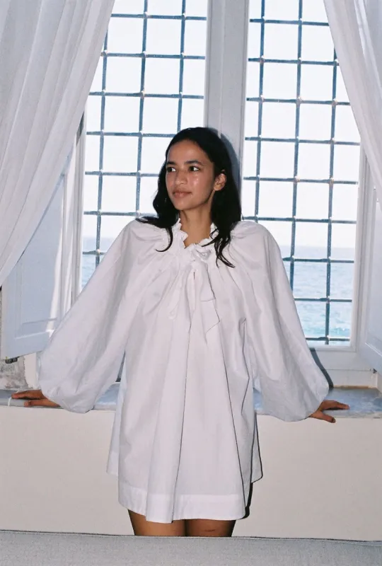 ADELINE TIE MINI DRESS sold by Caroline Constas