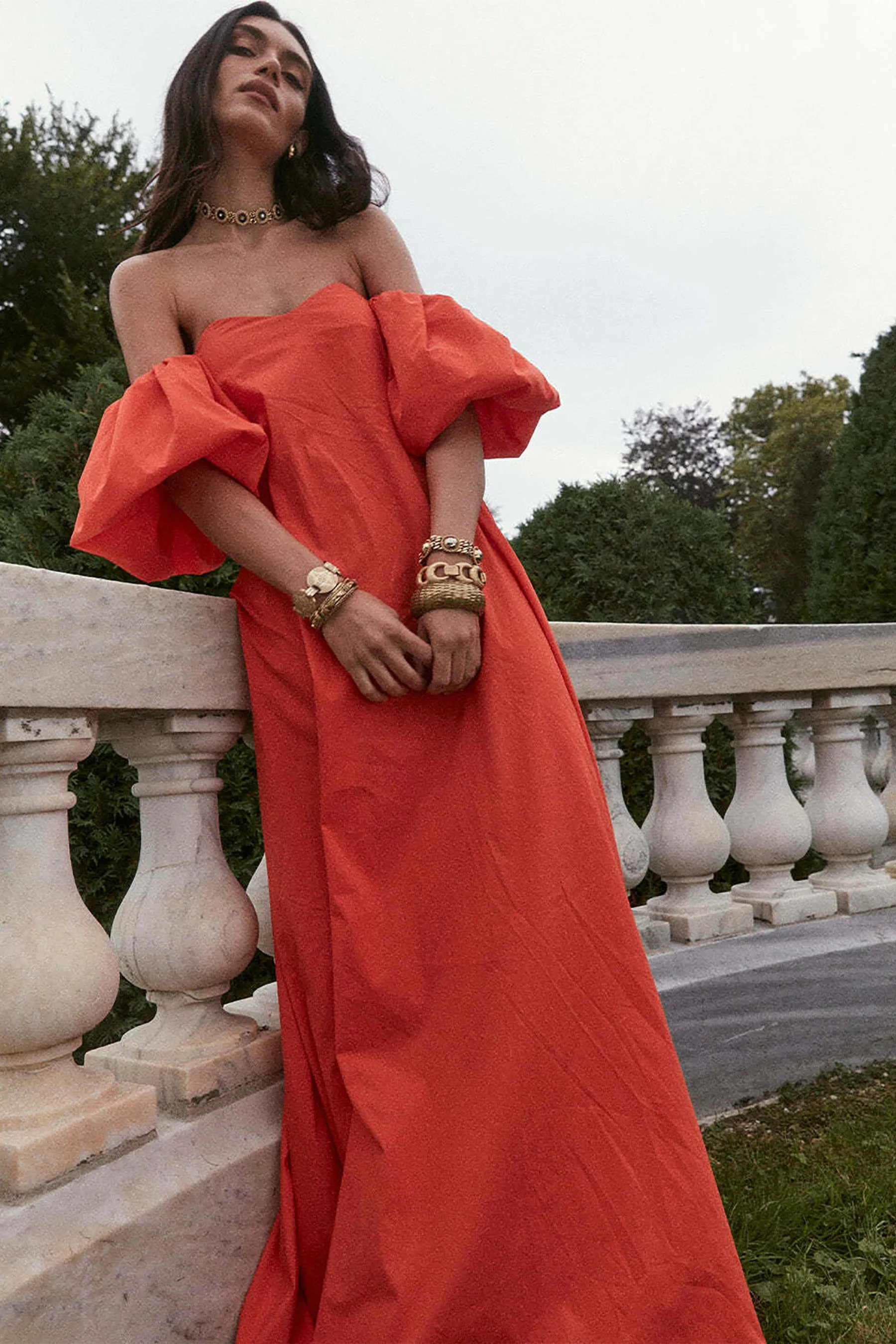 PALMER OFF SHOULDER MAXI DRESS sold by Caroline Constas product image thumbnail 2