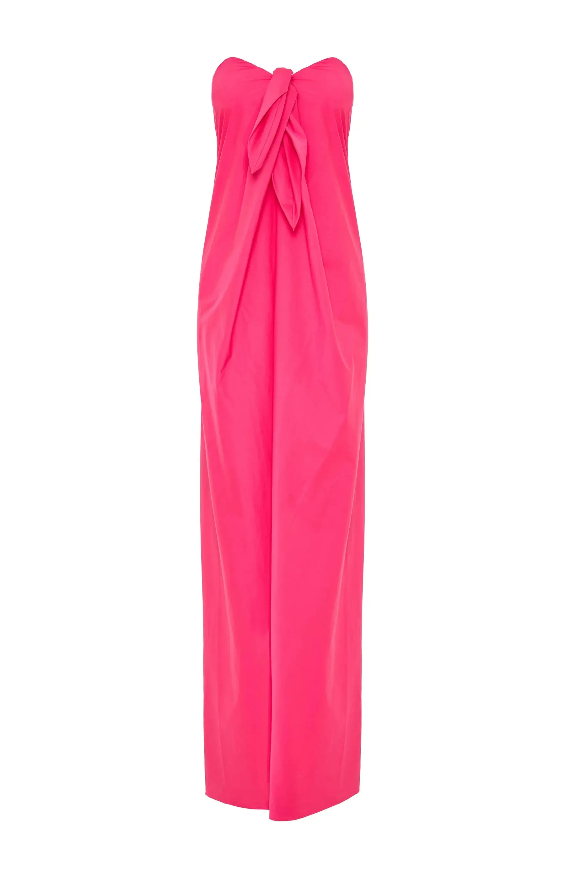 KAIA TIE FRONT STRAPLESS COLUMN GOWN sold by Caroline Constas product image thumbnail 5