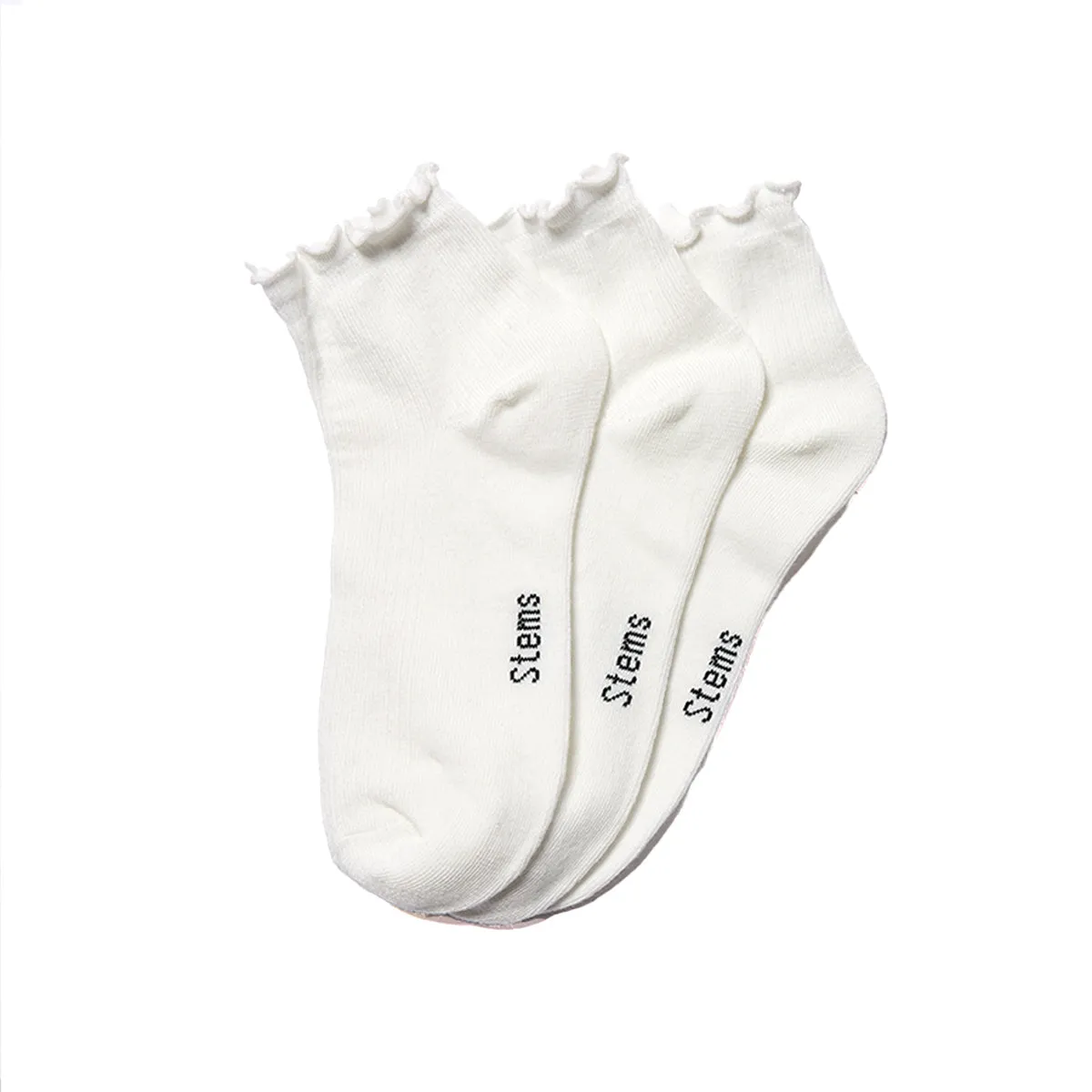 3-Pack Everyday Ruffle Socks sold by Stems