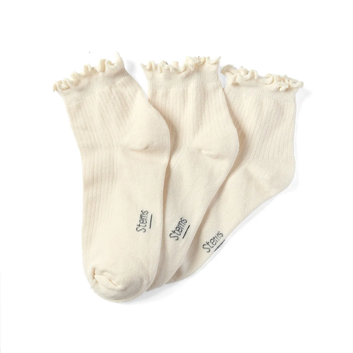 3-Pack Everyday Ruffle Socks sold by Stems product image thumbnail 2