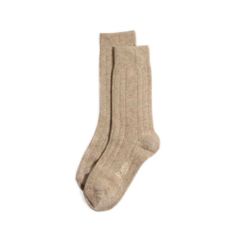 Lux Merino Cashmere Crew Socks made by Stems