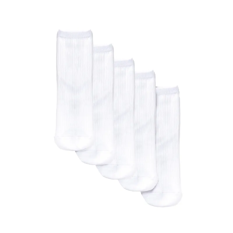 5-Pack Ribbed Ankle Socks made by Stems