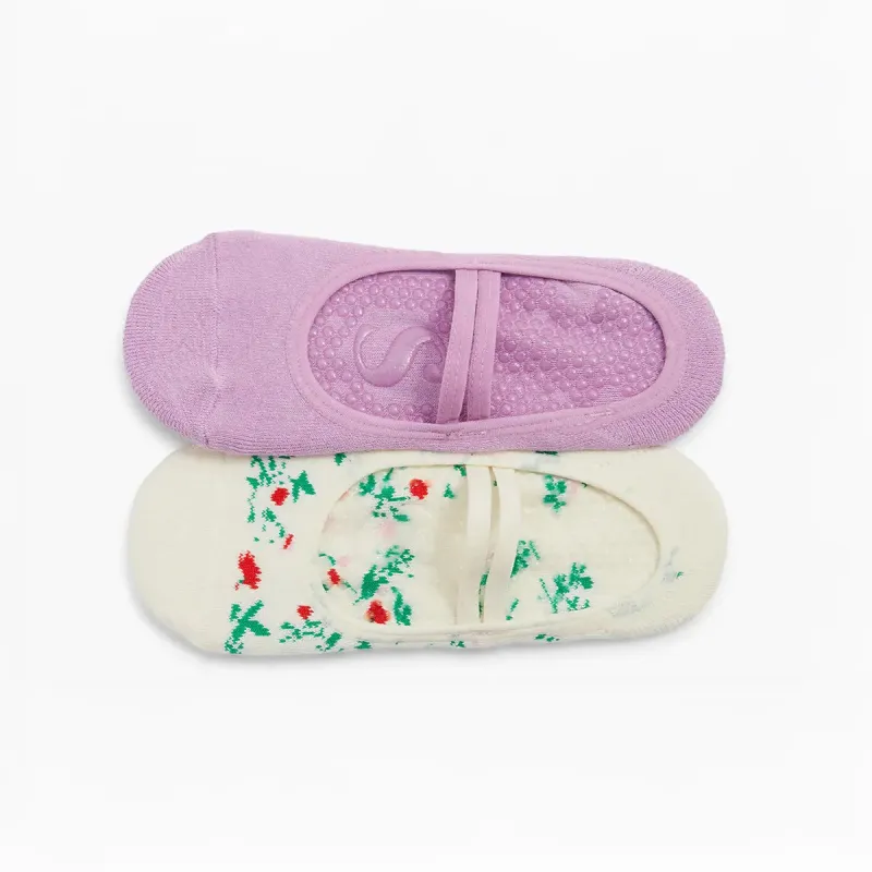2-Pack Blossom Grip Socks made by Stems