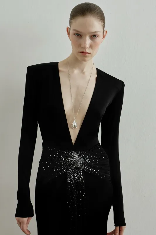 AZURE MAXI IN MAGIE NOIRE sold by The New Arrivals Ilkyaz Ozel