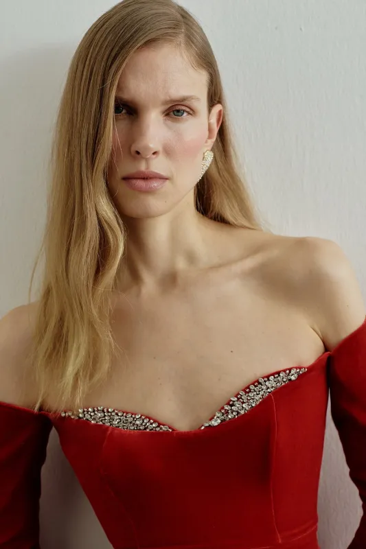 FARAH MINI IN PHÉNIX ROUGE sold by The New Arrivals Ilkyaz Ozel