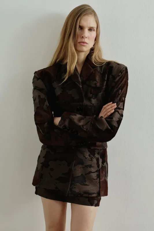 MAYA MINI SKIRT IN KEHRIBAR sold by The New Arrivals Ilkyaz Ozel