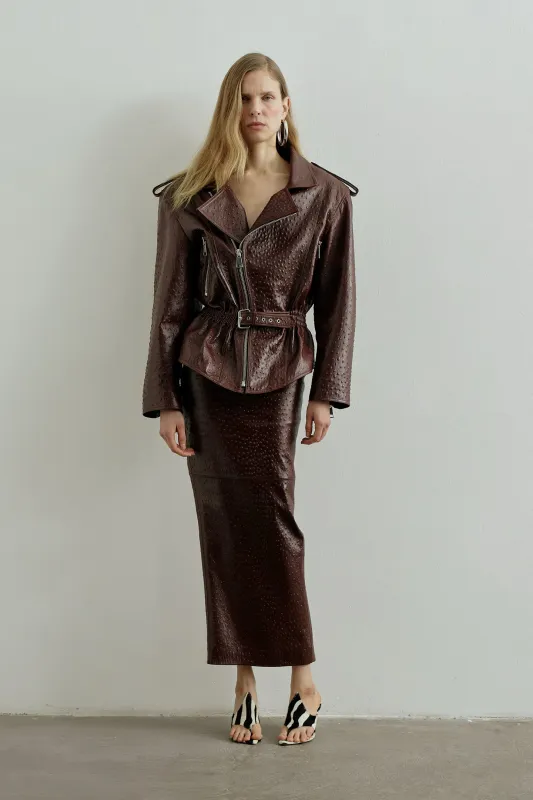 RAJA SKIRT IN AMBRE PERSAN sold by The New Arrivals Ilkyaz Ozel