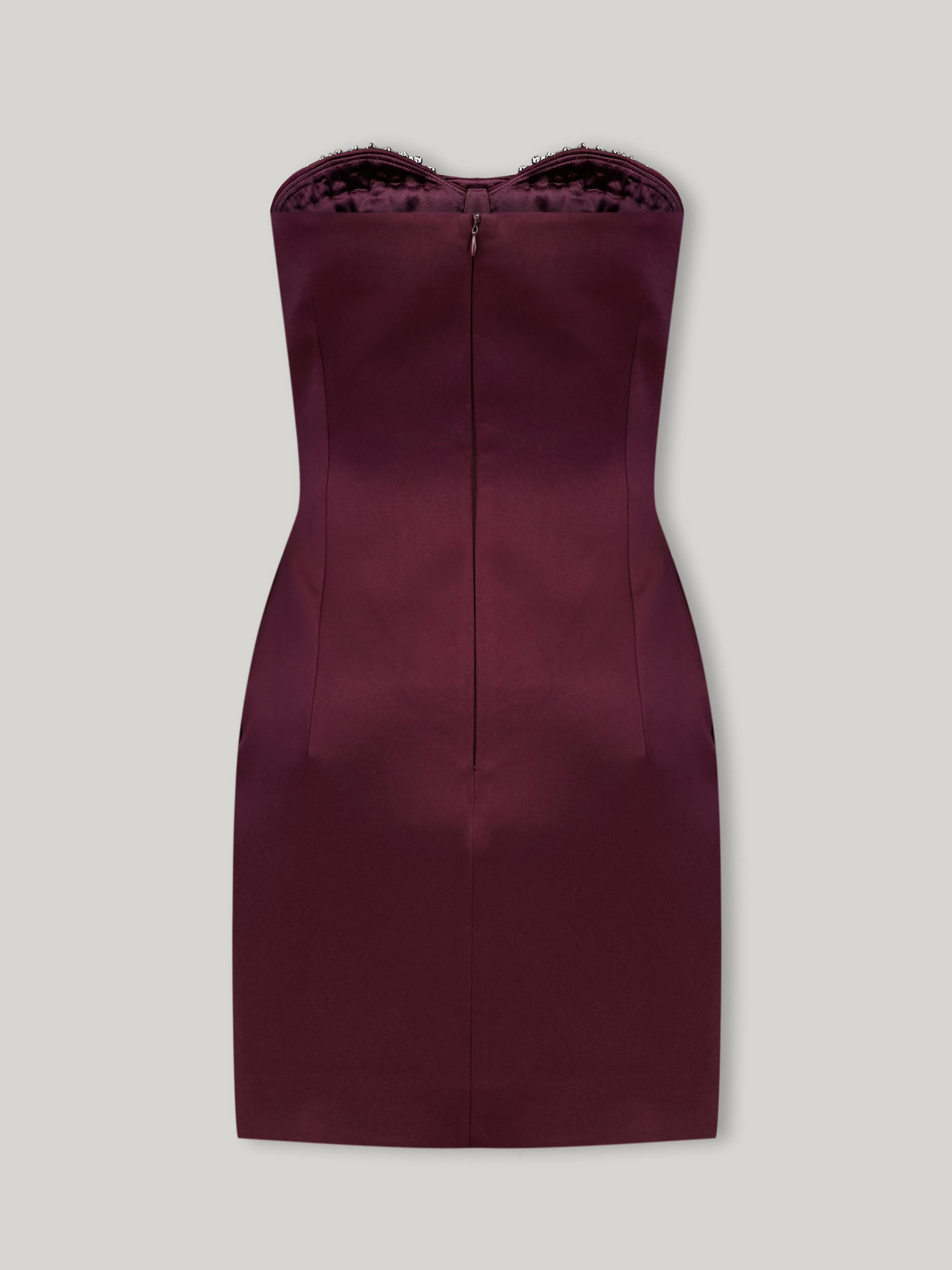 NOÉLIE STRAPLESS MINI IN BLOOD MOON sold by The New Arrivals Ilkyaz Ozel product image thumbnail 5